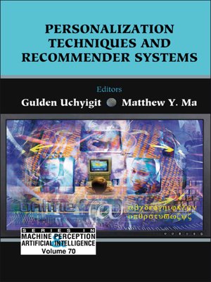 cover image of Personalization Techniques and Recommender Systems